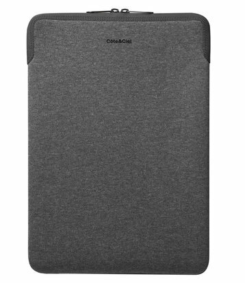 CoteEtCiel Zippered Macbook 16 / 15 Inch Sleeve Grijs