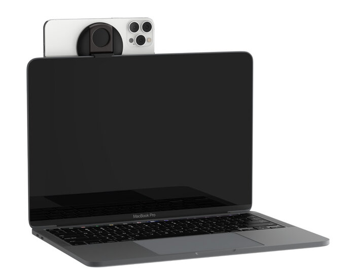 Afbeelding van Belkin MagSafe iPhone Houder Voor MacBook Zwart | Appelhoes, dé specialist voor al je Apple producten