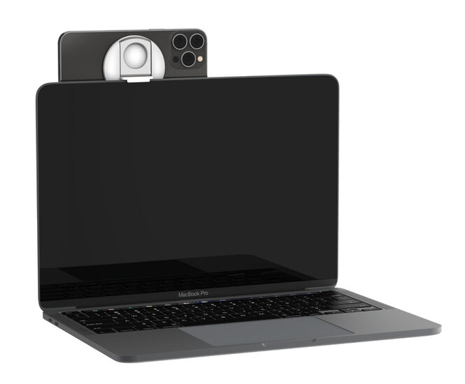 Afbeelding van Belkin MagSafe iPhone Houder Voor MacBook Wit | Appelhoes, dé specialist voor al je Apple producten