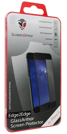ScreenArmor Edge Glass IPhone 6/6S Doorzichtig Zwart