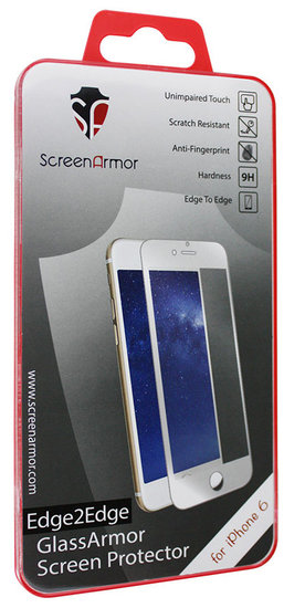 ScreenArmor Edge Glass IPhone 6/6S Doorzichtig Wit