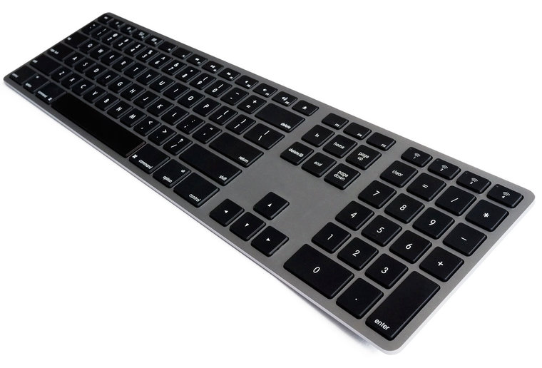 Matias Wireless Zilver Keyboard Toetsenbord Space Grijs