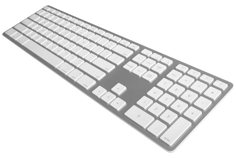 Matias Wireless Zilver Qwerty Keyboard Toetsenbord Zilver