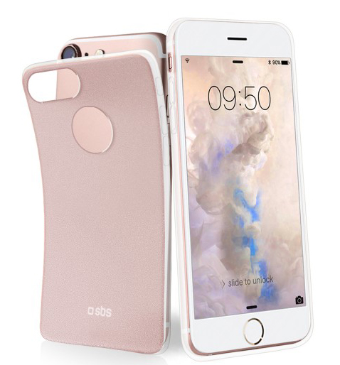 SBS Mobile Slim IPhone 7 Hoesje Roze Goud