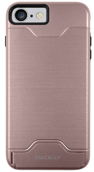 MacAlly Kickstand IPhone 7 Hoesje Roze Goud