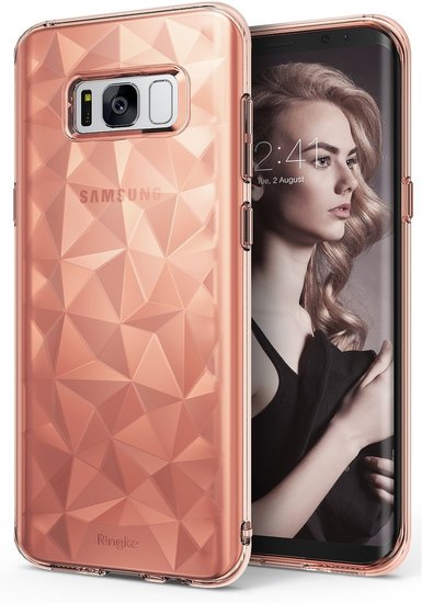 Ringke Air Prism Galaxy S8 Hoesje Roze Goud