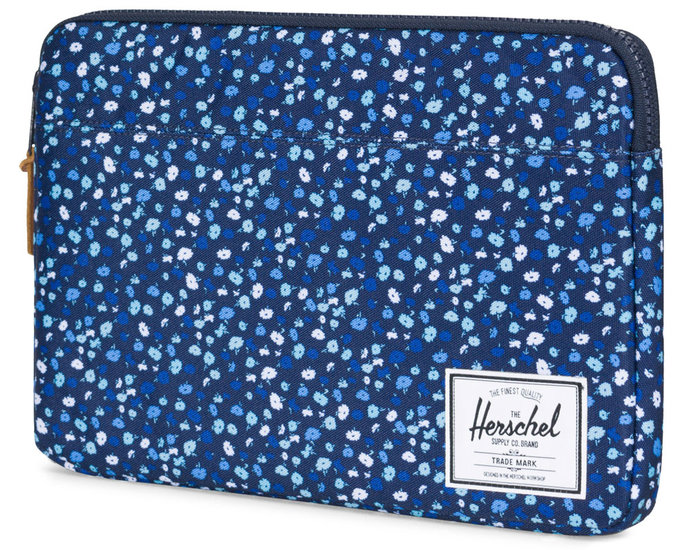 Herschel Anchor MacBook 14 / 13 Inch Sleeve Peacoat Floral