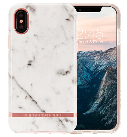 Richmond Finch Marble IPhone X Hoesje Wit