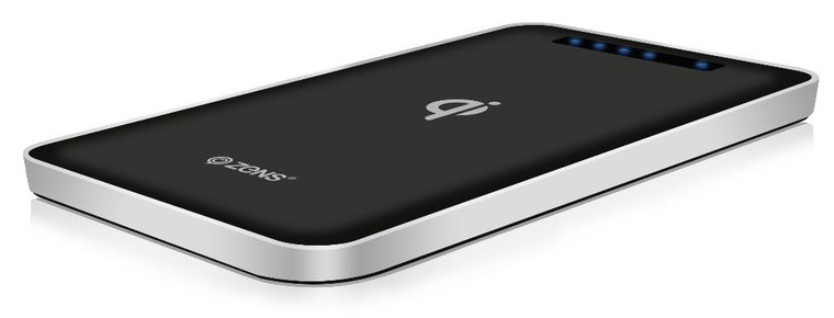 ZENS Draadloze Qi Powerbank Accu 4500 MAh Zwart