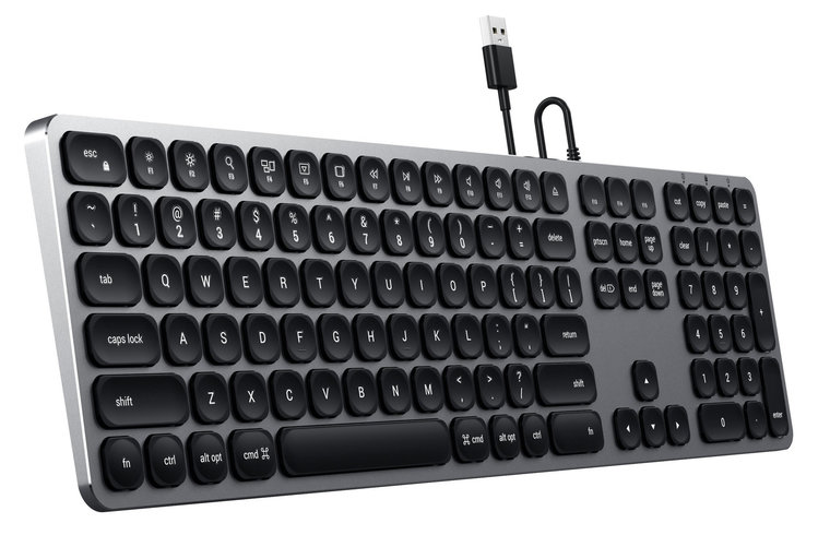 Satechi Zilver Wired Toetsenbord Space Grijs