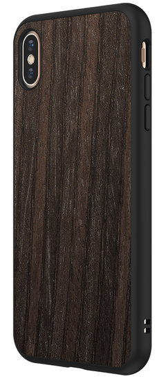 RhinoShield SolidSuit Bruin IPhone XS Max Hoesje Oak Zwart