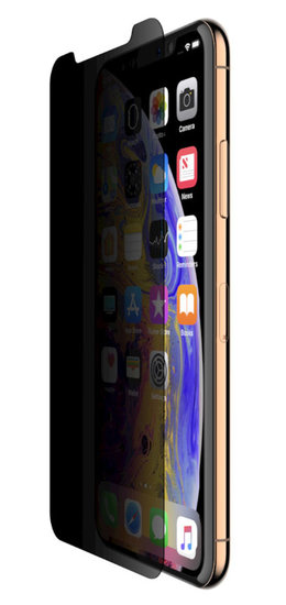 Belkin InvisiGlass iPhone XS Max Privacy Glass Doorzichtig