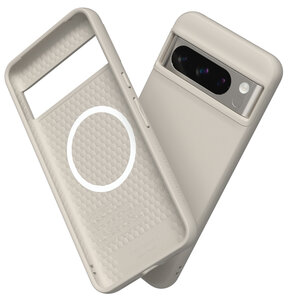 RhinoShield SolidSuit Pixel 8 Pro hoesje beige