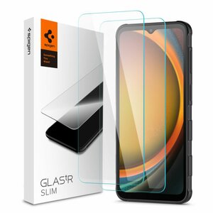 Spigen Glas.tr Slim Galaxy Xcover 7 / Xcover Pro screenprotector 2 pack